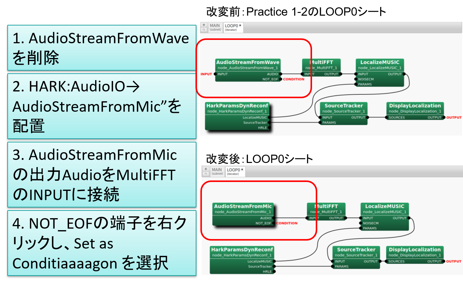 Practice1-2からPractice1-3への変更点